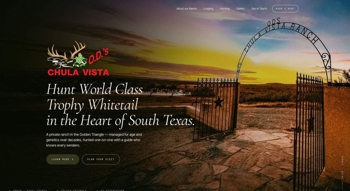 O.D.'s Chula Vista Ranch — South Texas hunting ranch site